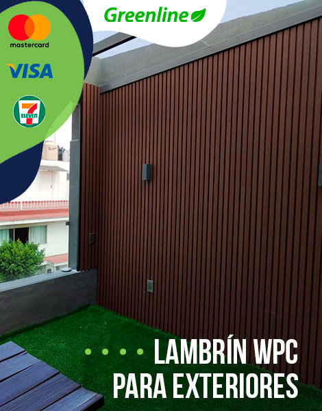Lambrín WPC para exteriores