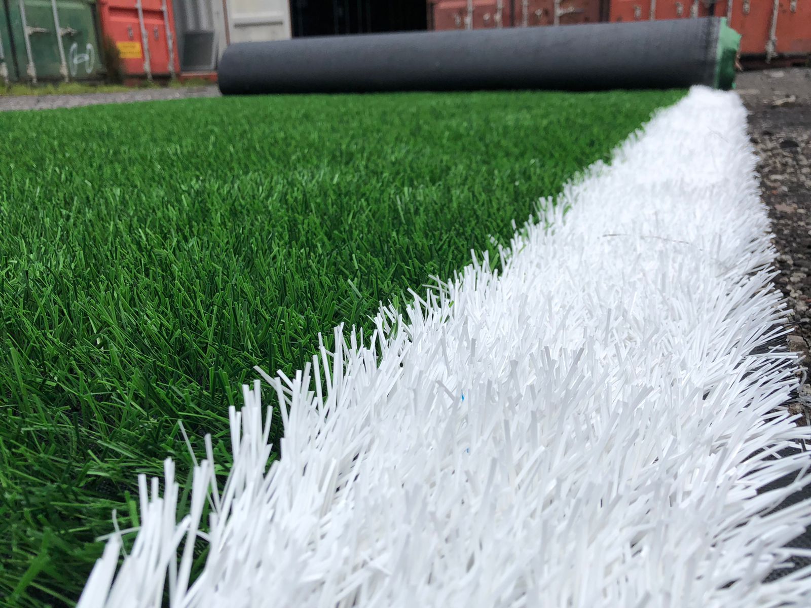 Pasto artificial Greenline instalado en terraza
