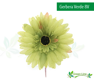 Gerbera Verde Artificial 