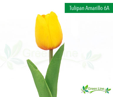 Tulipanes Artificiales Amarillo