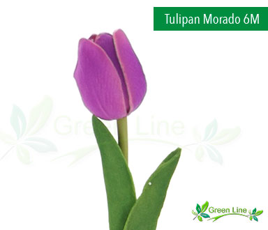 Tulipanes Artificiales Morado