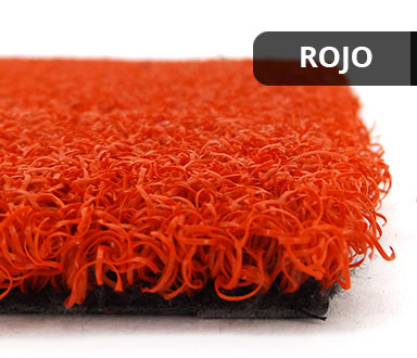 Pasto Artificial Rojo