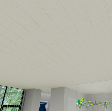 plafon de pvc green linea color crema